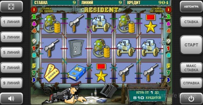 игровой автомат резидент