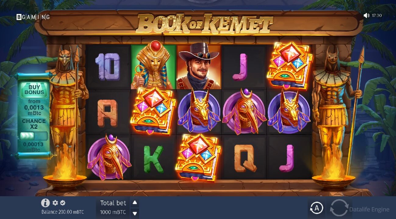 Slot Book of Kemet Gameplay