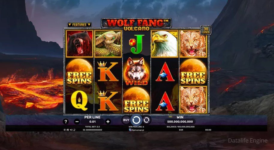 Wolf Fang - Volcano от Spinomenal Gameplay