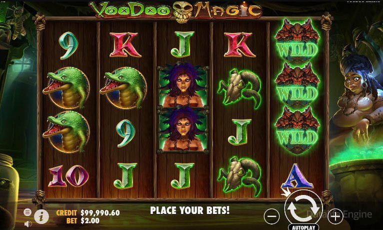 Слот Voodoo Magic Gameplay