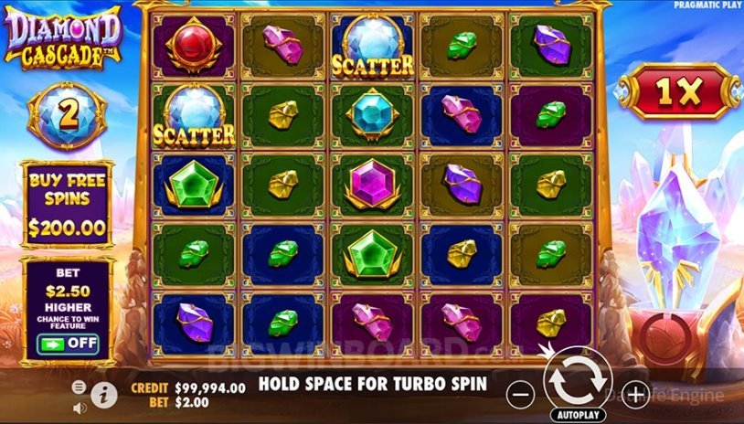 Diamond Cascade Gameplay